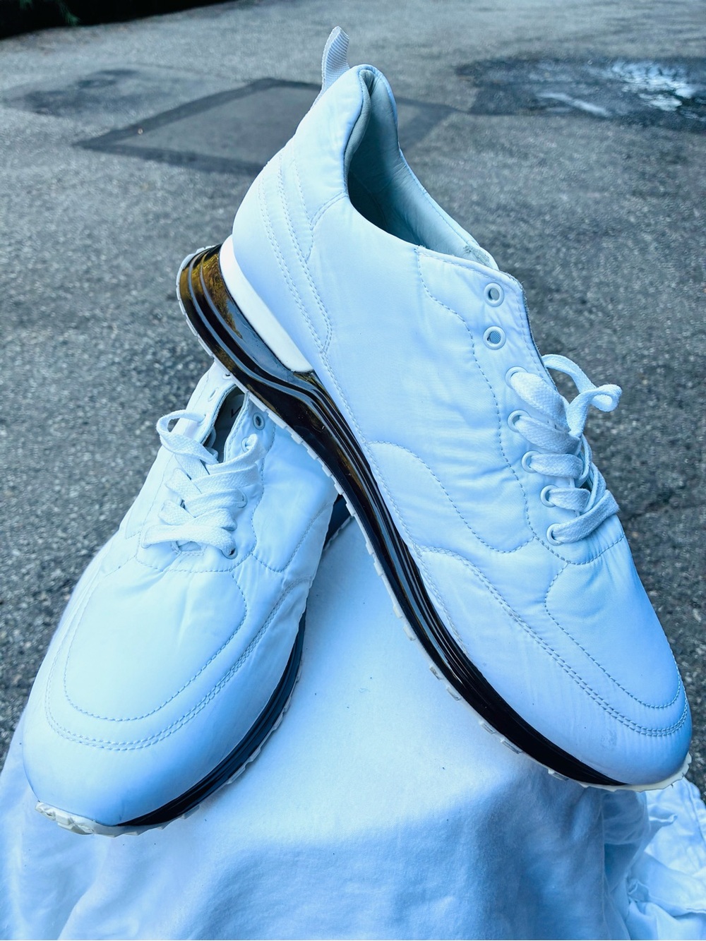 Vinci Lexington Fabric Sneakers, Size 13